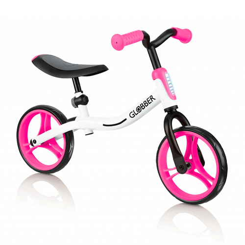 Bicicleta Go Bike White - Neon Pink Globber