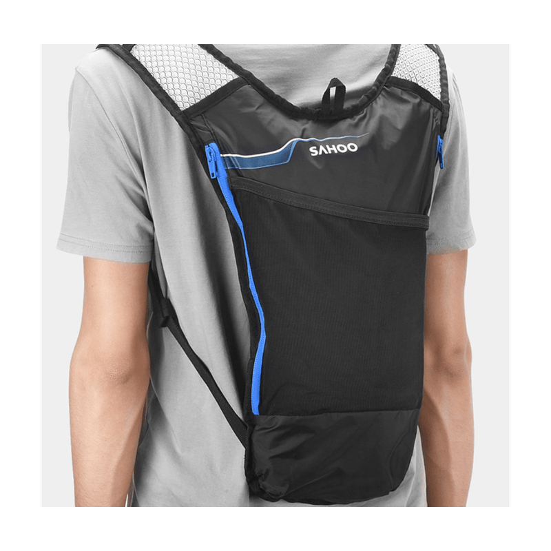 Mochila Hidratación Bicicleta Negro/Azul 2L - Montenbaik